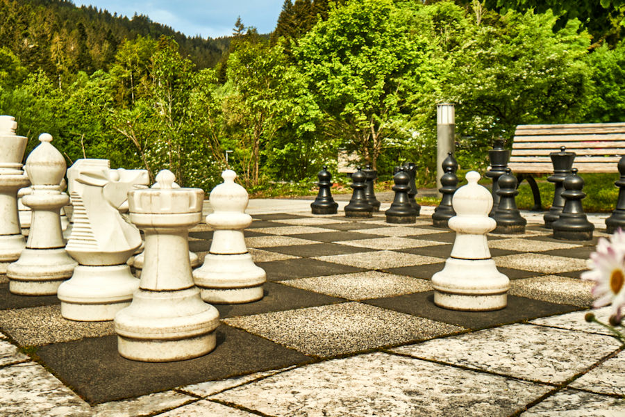 Ein Außenschachspiel Ein Außenschachspiel